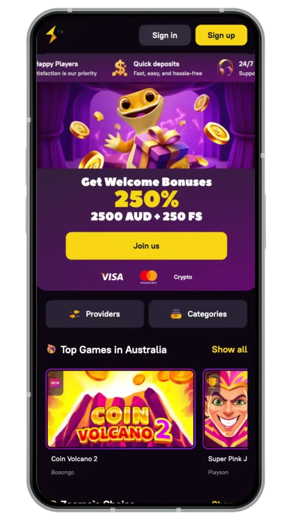 zoome casino app