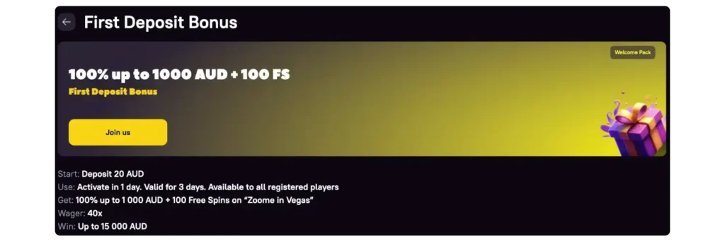 zoome casino bonus codes